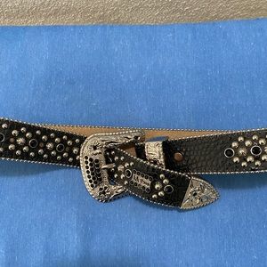 Bb Simon belt “The Trojan” - Jet size 30